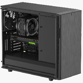 3D Full PC Case Open model